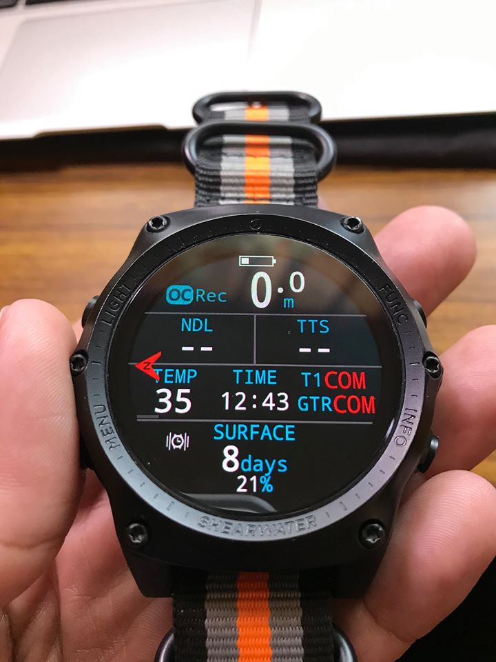 Shearwater Teric Atmos Mission One GARMIN MK1 潛水電腦錶 電腦錶 潛水錶