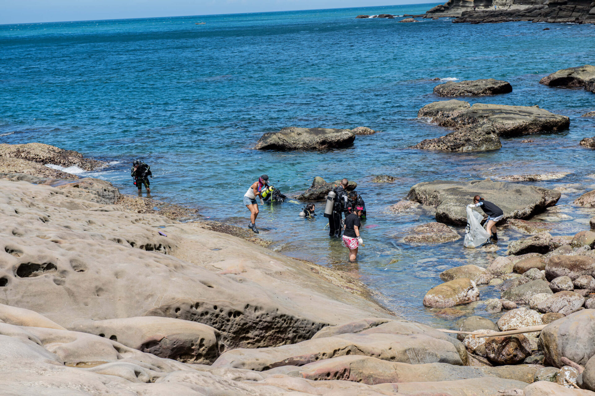 825 淨灘 潛水員 淨海 東北角 ocean-clean-up 微距聖地